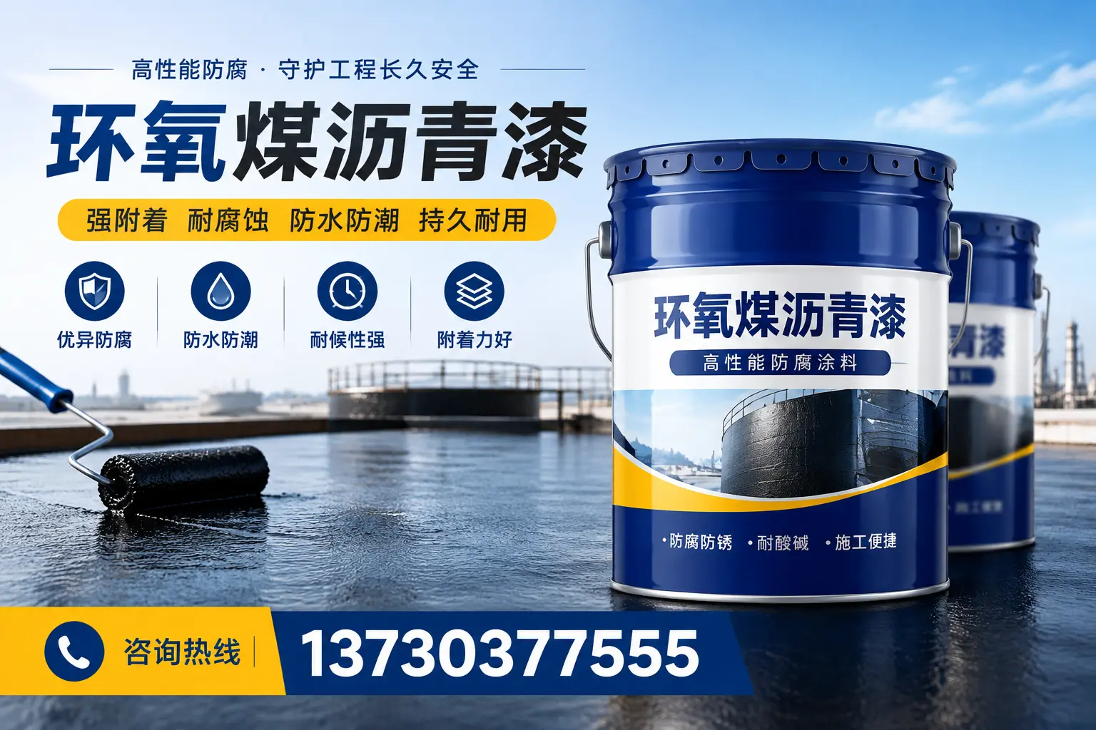 如何判断环氧煤沥青漆的质量?可克达拉消费者指南